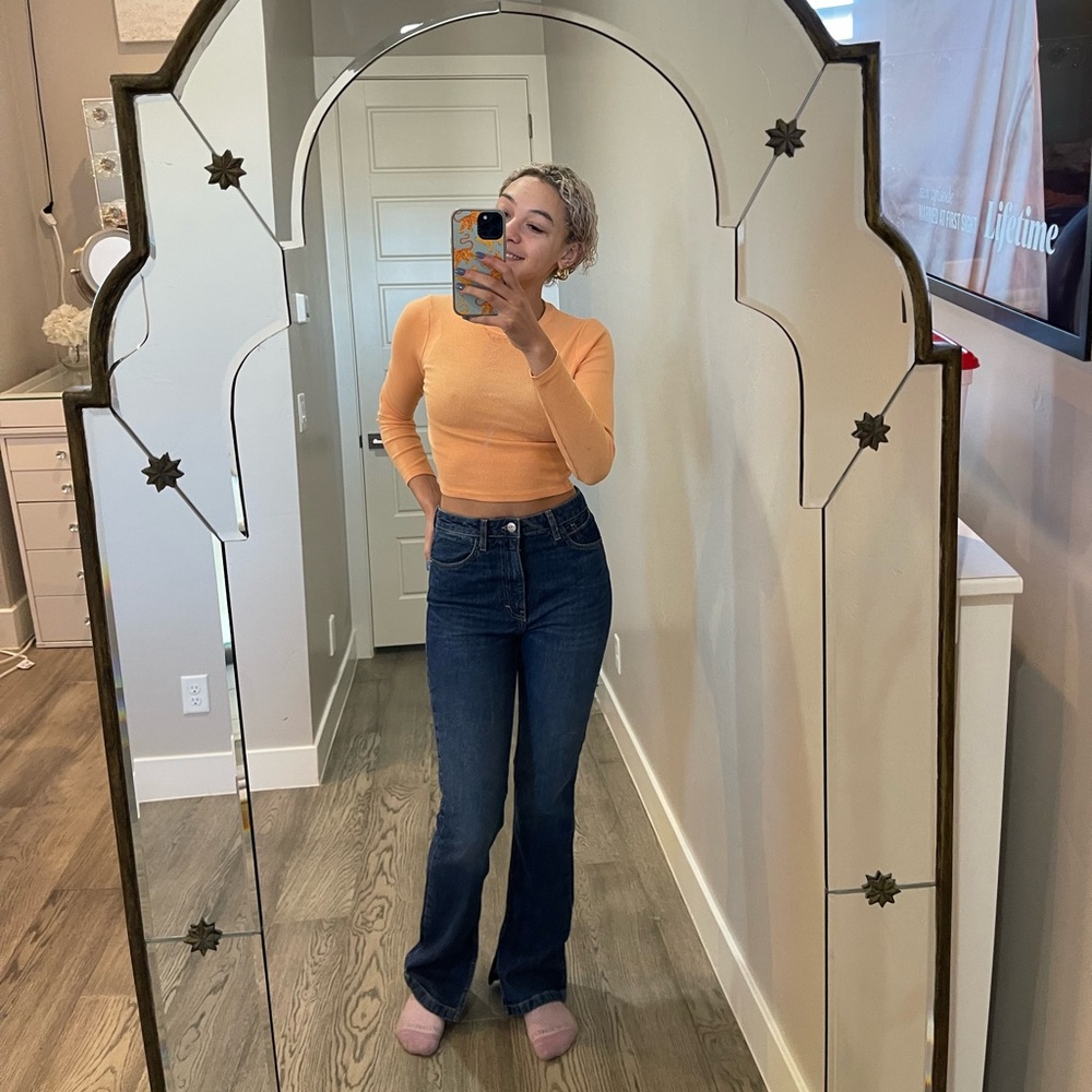 Zara wide leg jeans!